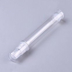 Clear Plastic Vacuum Spray bottle, Refillable Bottles, Clear, 13cm, Capacity: 15ml