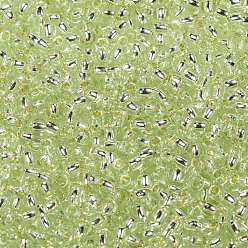 (24L) Light Green Silver Lined TOHO Round Seed Beads, Japanese Seed Beads, (24L) Light Green Silver Lined, 11/0, 2.2mm, Hole: 0.8mm, about 50000pcs/pound