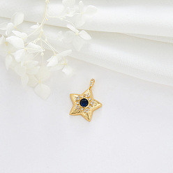 H-8600 Wind necklace pendant crystal zircon star moon love high-end diy accessories