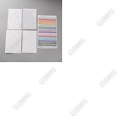 (52) Непрозрачная лаванда 1 Пакет полукруглых акриловых страз и наклеек из АБС-пластика с имитацией перламутра, листы бумаги для рукоделия, разноцветные, 150~240x100~138x1.5~3 мм, 5sheets / мешок