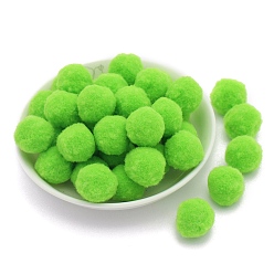 Lawn Green Polyester Ball, Costume Accessories, Clothing Accessories, Round, Lawn Green, 10mm, 288pcs/bag