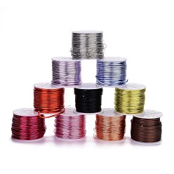 Mixed Color (Defective Closeout Sale),Round Aluminum Wire, Bendable Metal Craft Wire, with Defective Spool,Mixed Color,1~3mm