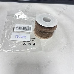 Верблюжий 5 метров эластичной бархатной органзовой ленты, с пластиковыми бобин, верблюжие, 5/8 дюйм (15 мм)