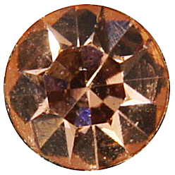 Terre De Sienne Grade a des perles de strass, perles de boule pave disco , fimo , sinenna, taille: 6 mm de diamètre, Trou: 1 mm