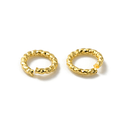 Настоящее золото 24K Латунные перекидные кольца, без свинца и без кадмия, открытые кольца прыжок, реальный 24 k позолоченный, 18 датчик, 6x1 мм, внутренний диаметр: 4 мм