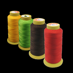Mixed Color Nylon Sewing Thread, 9-Ply, Spool Cord, Mixed Color, 0.55mm, 200yards/roll