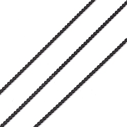 Electrophoresis Black 304 серпантинная цепь из нержавеющей стали, пайки, с катушкой, ионное покрытие (ip), электрофорез черный, 1x0.4 мм, около 32.81 футов (10 м) / рулон