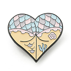 Sky Blue Gothic Sexy Butt Heart Shaped Enamel Pins, Halloween Brooch, for Backpack Clothes, Sky Blue, 28x30.5x1.5mm