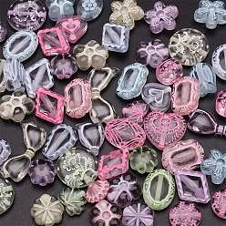 (52) Непрозрачная лаванда Прозрачные акриловые бусины, разнообразные, разноцветные, 10~17 мм, о 25~30 шт / комплект