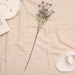 Purple Simulation of baby's breath fake flowers wedding decoration holding bouquet photography props soft rubber feel full of baby's breath