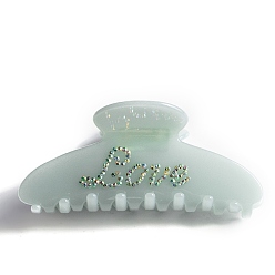 Аква Заколки для волос с когтями из ацетата целлюлозы (смола), аксессуары для волос для женщин и девочек, вода, 105x44x49 мм