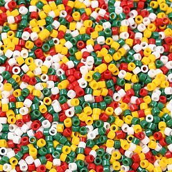(52) Непрозрачная лаванда 4 цвета 11/0 рождественские бисерные бусины Miyuki Delica, непрозрачный, db200 & db656 & db723 & db1132, разноцветные, 1.6x1.3 мм, отверстие : 0.8 мм, Около 10000 шт / 50 г