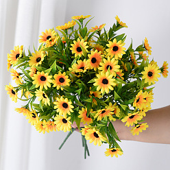 yellow Mini Sunflower Simulation Decorative Artificial Flowers for Wedding Decoration