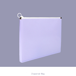 Лиловый Пластиковые карманы для документов из пвх, матовые, прямоугольные, сирень, 325x250x30 мм