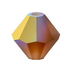 10220 20019 Smoked Topaz AB Matt Хрустальные бусины preciosa®, чешский хрусталь, биконус(451 69 302 рондель), 10220 20019 дымчатый топаз ab матовый, 4 мм, отверстие : 0.8 мм