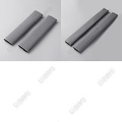 Серый Защитный чехол для ручки холодильника из искусственной кожи, серые, 201~369x45.5~49x11 мм, 3 пар / набор