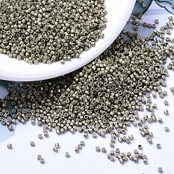 (DB1159) Galvanized Semi-Frosted Pewter MIYUKI Delica Beads, Cylinder, Japanese Seed Beads, 11/0, (DB1159) Galvanized Semi-Frosted Pewter, 1.3x1.6mm, Hole: 0.8mm, about 20000pcs/bag, 100g/bag