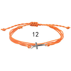 12 Waterproof Wax Bracelet for Friendship, Couples and Beach Surfing Jewelry