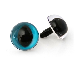 Dark Turquoise ABS Plastic Safety Craft Eye, for DIY Doll Toys Puppet Plush Animal Making, Dark Turquoise, 12mm