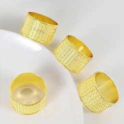 golden bead curtain Napkin Ring Simple Creative Napkin Buckle Metal Napkin Ring