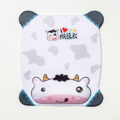 Cattle Silicone with Wrist Support Mouse Pad, Cow Pattern, 215x175x20mm