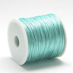 Light Sea Green Nylon Thread, Light Sea Green, 2.5mm, about 32.81 Yards(30m)/Roll