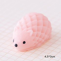 Hedgehog TPR Stress Toy, Funny Fidget Sensory Toy, for Stress Anxiety Relief, Animal, Hedgehog Pattern, 45x30mm