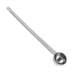 Нержавеющая Сталь Цвет Не тускнеют 201 мерные ложки из нержавеющей стали, инструмент для выпечки, цвет нержавеющей стали, 241x40x27 мм, емкость: 20 мл (0.68 жидких унций)