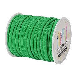 Весенне-зеленый Крошечные упругой нити спандекс, туаль фуляр шнур, весенний зеленый, 5x3 мм, о 21.87yards / рулон (20 м / рулон)