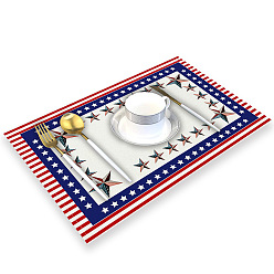 CD22-1 American Independence Day Placemat Fabric Insulation Table Mat Holiday Decoration Western Napkin Napkin