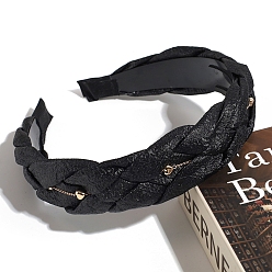 Черный Ткань ленты для волос, аксессуары для волос для женщин и девочек, чёрные, 155x140 мм