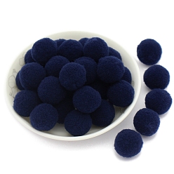 Midnight Blue Polyester Ball, Costume Accessories, Clothing Accessories, Round, Midnight Blue, 10mm, 288pcs/bag