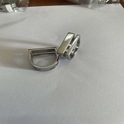 Нержавеющая Сталь Цвет 304 палец кольца из нержавеющей стали, цвет нержавеющей стали, размер США 9 (18.9 мм), 9.5 мм