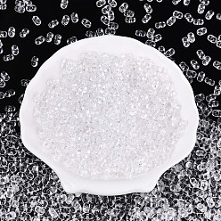 Прозрачный Прозрачные акриловые бусины, арахис, прозрачные, 3x6x4 мм, отверстие : 1.5~1.6 мм, о: 16660 шт / 500 г