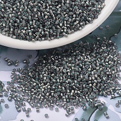 (DB1712) Розовый Туман с Мятной Жемчужной Подкладкой Бусины miyuki delica, цилиндр, японский бисер, 11/0, (дб 1712) мятный жемчужный розовый туман, 1.3x1.6 мм, отверстие : 0.8 мм, Около 2000 шт / 10 г