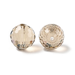Верблюжий Стекло k9 стекло, имитация Австрийские кристаллические шарики, граненый (128 граней), круглые, верблюжие, 12 мм, отверстие : 1.4~2 мм