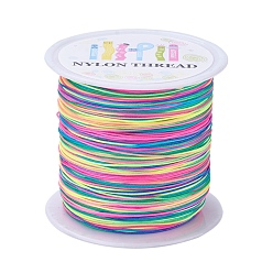 Colorful Nylon Thread, Colorful, 0.5mm, about 147.64yards/roll(135m/roll)