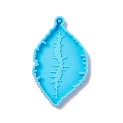 Lip Valentine's Day Silicone Pendant Molds, Resin Casting Molds, for Keychain Clasps Craft Making, Lip Pattern, 88.5x53x6mm, Hole: 2.5mm, Inner Diameter: 48.5x84mm