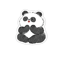 Panda 30 Sheets Cartoon Cute Animal Memo Pad Sticky Notes, Sticker Tabs, for Office School Reading, Panda, 82x73mm