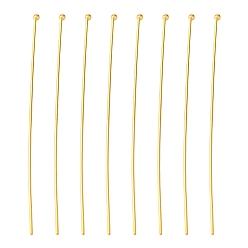 Золотой Контакты латунь шаровой головкой, без никеля , золото, Размер: около 0.6 мм толщиной, 50 мм длиной, Руководитель: 1.5 mm, Около 165~170 шт / 20 г