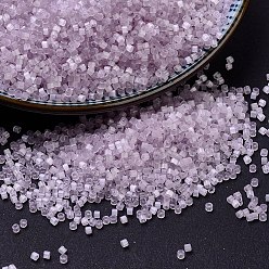 (DB0833) Бледно-орхидейный Шелково-атласный Бусины miyuki delica, цилиндр, японский бисер, 11/0, (дБ 0833) шелковый атлас бледно-орхидейный, 1.3x1.6 мм, отверстие : 0.8 мм, Около 2000 шт / 10 г