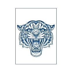 Tiger Removable Temporary Water Proof Tattoos Paper Stickers, Tiger, 14x12cm