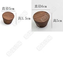 Coconut Brown 4 Pcs 2 Styles Wood Clothes Hanger, Wall Mounted Coat Hook, Decorative Key Holder, for Hat Scarf Handbag Storage Bathroom, Coconut Brown, 2pcs/style