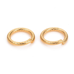 Золотой 304 кольцо из нержавеющей стали, открытые кольца прыжок, золотые, 15.2x2 мм, 12 датчик, внутренний диаметр: 11 мм