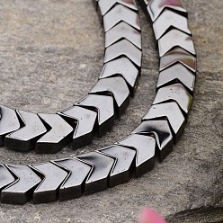 (405) Непрозрачный AB вишня Гальванические стрелки немагнитные нити шарик синтетический гематит, 6x6x3 мм, отверстие : 1 мм, около 101 шт / нитка, 15.9 дюйм