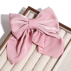 Pink Заколка для волос из ацетатной кожи аллигатора, аксессуары для волос для женщин и девочек, bowkont, розовые, 105x95 мм