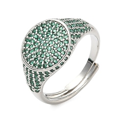 Темный Голубой Манжеты из латуни с микро паве кубический цирконий для женщин, круглые, без кадмия и без свинца, стойки покрытие, темные голубые, 13 мм, размер США 7 3/4 (17.9 мм)