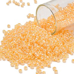(148) Ceylon Peach Cobbler Тохо 8/0 круглые бусины, японский бисер, (148) сапожник из цейлонских персиков, 8/0, 3 мм, отверстие : 1 мм, Около 222 шт / 10 г