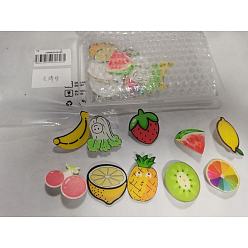 (52) Непрозрачная лаванда 20шт. 10 стили акриловых значков, брошей, булавок, симпатичная булавка для лацкана, для одежды сумки куртка аксессуар поделки поделки, разнообразные, разноцветные, 27~49x32~52x7.5~8.5 мм, 2 шт / стиль