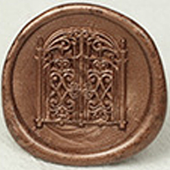 Сиена Частицы сургуча, для ретро печать печать, восьмиугольник, цвет охры, размер бутылки: 40x34 мм, о 45шт / бутылка